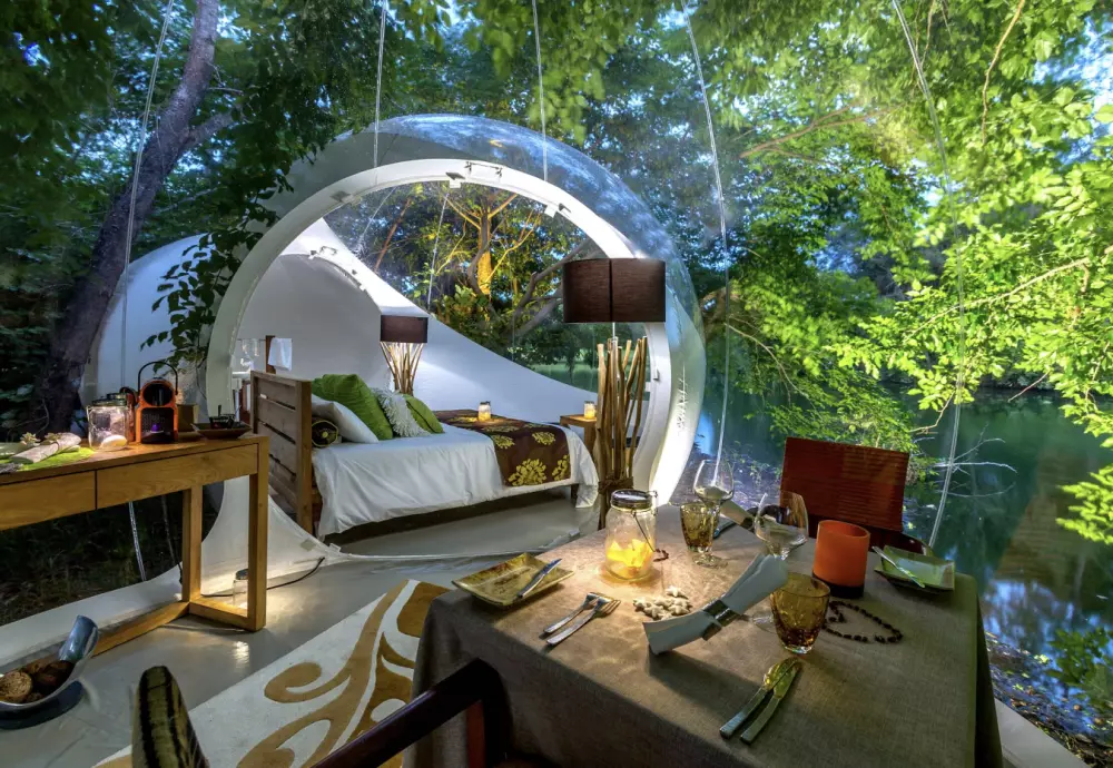 outdoor tent bubble