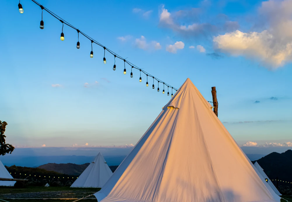 glamping teepee tent