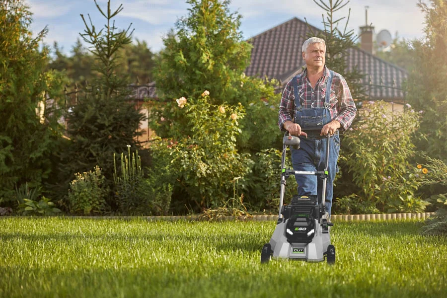 battery powered lawn mower