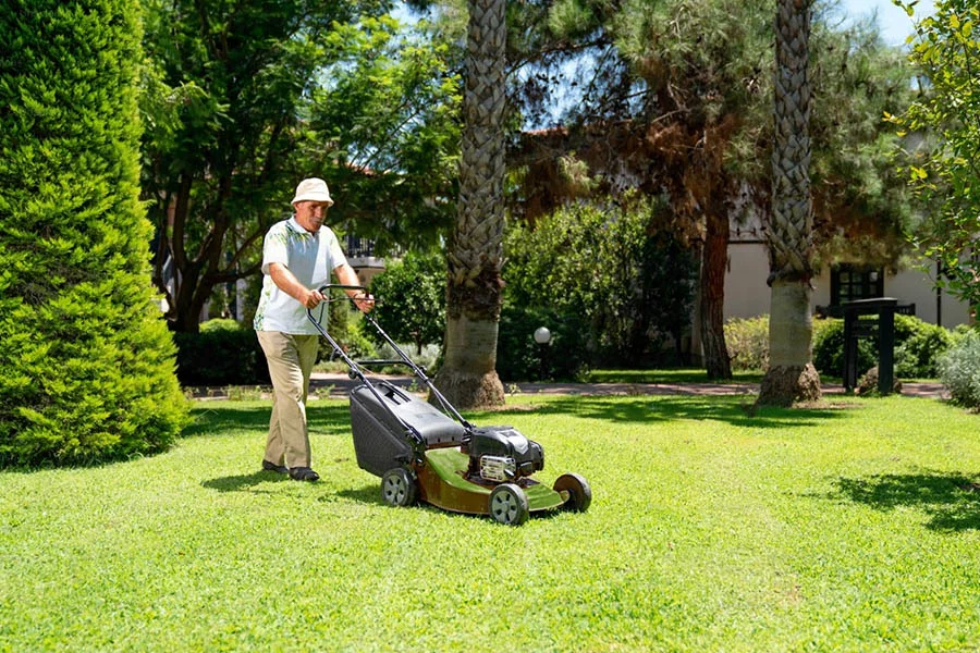 battery powered lawn mower