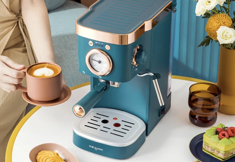 espresso machine with steaming wand